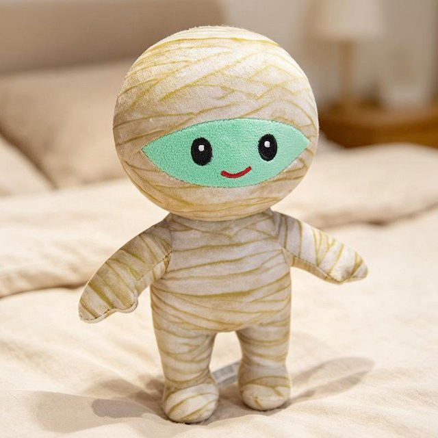 Yiran Health & Beauty Halloween Mumie Vampir Skelett Figur Puppe Plüschtiere, 25cm, ab 0 Jahren - Bild 1