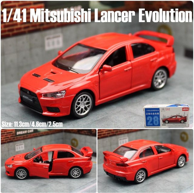 Welly Mitsubishi Lancer Evolution Evo X, Spielzeugauto, 1:41, ab 14 Jahren - Bild 1
