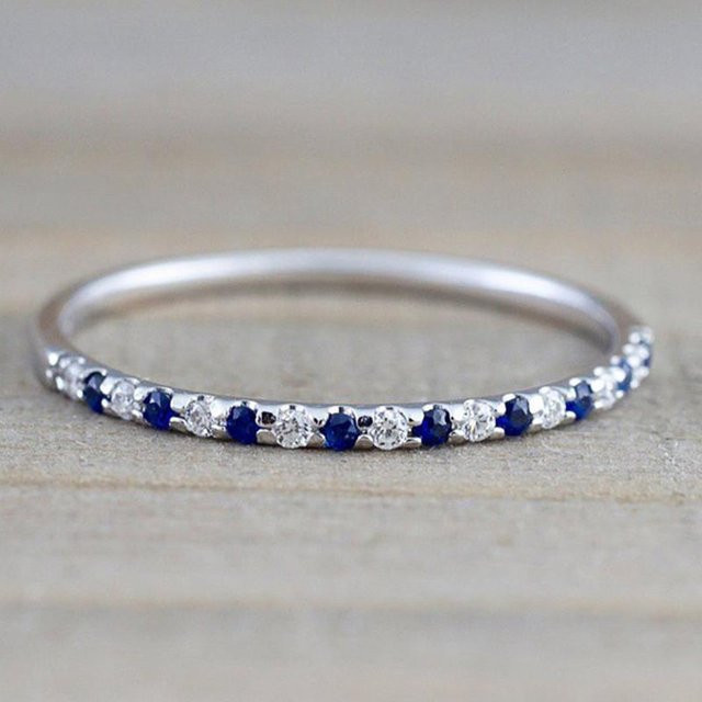 YIRAN Jewelry Ring, 925 Silber, Zirkonia, Damen - Bild 1