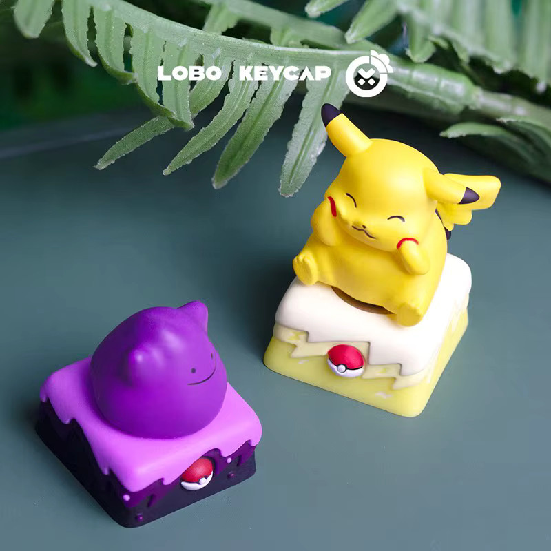 TAKARA TOMY Pokemon Pikachu Esc Drehbare Tastenkappe für mechanische Tastaturen als Kawaii Anime Zubehör - Bild 1