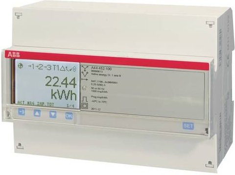 ABB A44 452-100 2CMA170540R1000 Drehstromzähler in Weiß - Bild 1