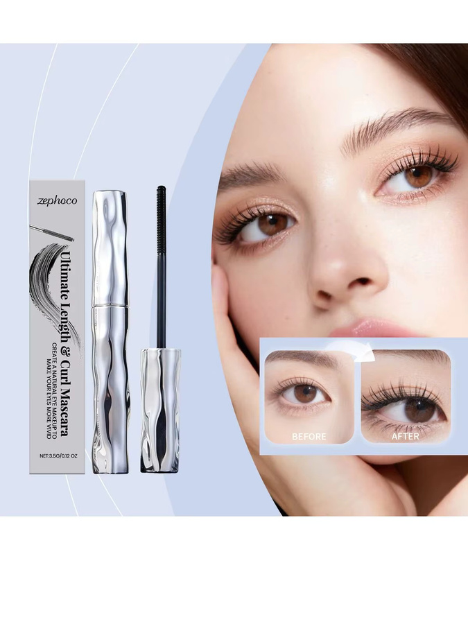zephoco Mascara, Jet Black, wasserfest - Bild 4