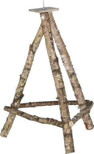 Vogelfutterhausständer XL aus Birkenholz, Breite: 100 cm, Breite: 6-8 cm - Bild 1