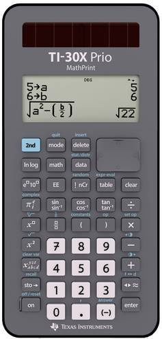 Texas Instruments TI-30X Prio MathPrint Schulrechner in Schwarz und Anthrazit - Bild 1