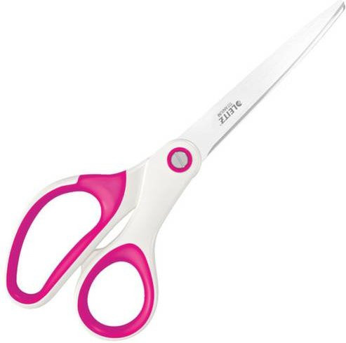 Leitz Universalschere WOW Titan 5319 für Rechtshänder, Weiß-Pink, Länge: 20,5 cm - Bild 1