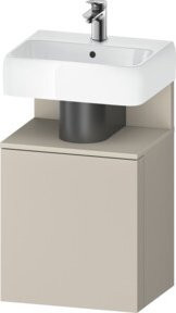 Duravit Waschtischunterschrank Qatego in Taupe Matt, B/T/H: 44 x 35 x 64,5 cm - Bild 1