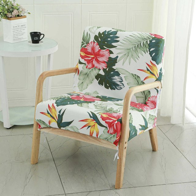 Yiran Furniture Elastischer Stuhlbezug aus Polyester und Elasthan für Esszimmerstühle, B/B: 40 x 40 cm - Bild 1