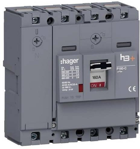 Hager HCS161AC Lasttrennschalter 4polig 160A 690V - Bild 1
