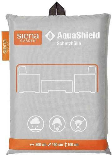 Siena Garden AquaShield Sitzgruppenhülle aus Polyester in Grau, B/T/H: 200 x 150 x 100 cm - Bild 2