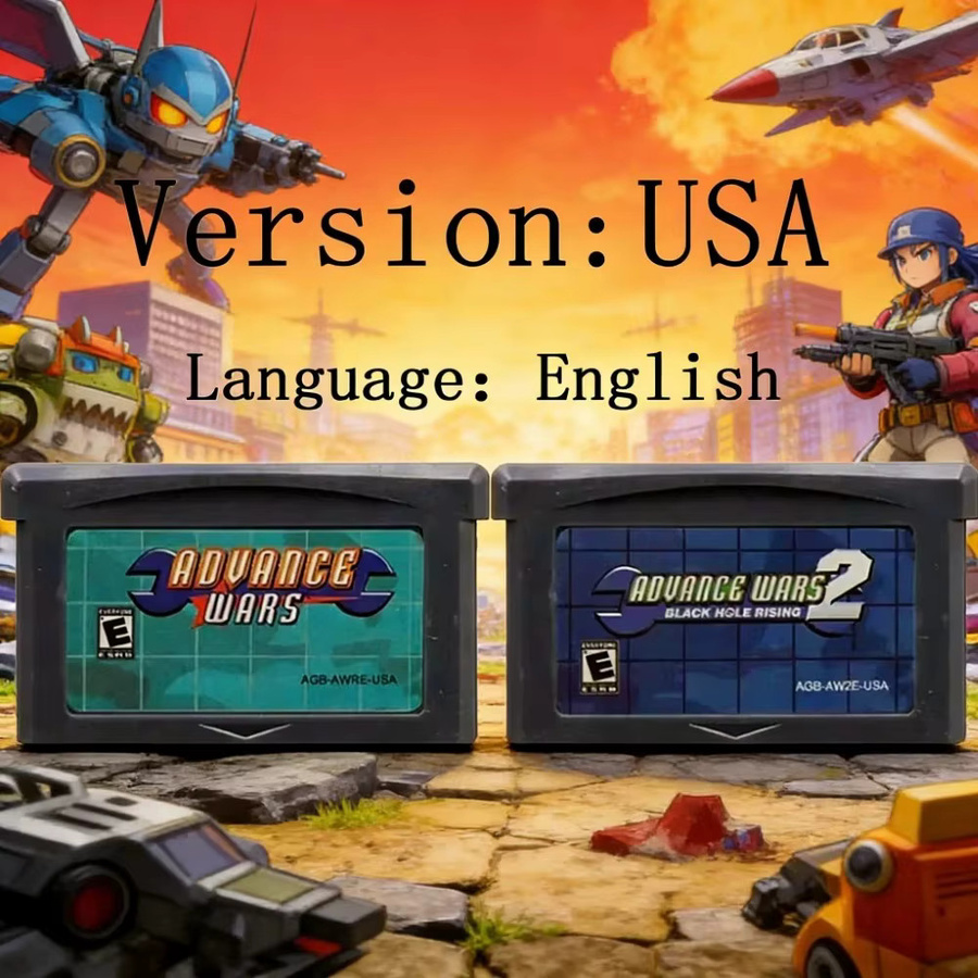 Advance Wars 2 GBA Videospiel Cartridge englische Version für Game Boy Advance Strategie Modul - Bild 3