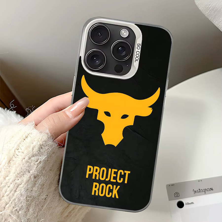 Bunte Handyhülle P-Project-Rock für iPhone 17 16 15 14 13 12 11 Pro Max Plus Mini 8 7 in Multicolour - Bild 5
