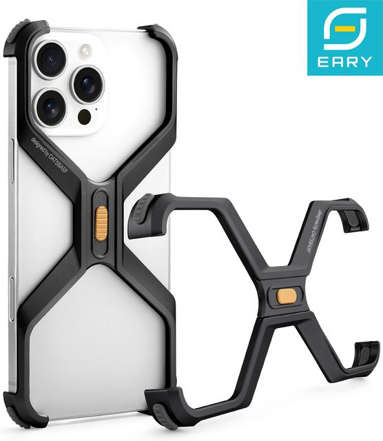 Eary X-förmige Handyhülle für iPhone 16 Pro Max und 16 Pro mit Wärmeableitung und Stoßschutz - Bild 1