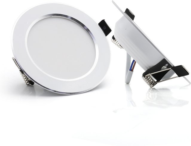 PARKSON LED Downlight Runde Einbauleuchte aus Aluminium in Weiß für Wohnzimmer, Korridor und Badezimmer, 220V - Bild 1