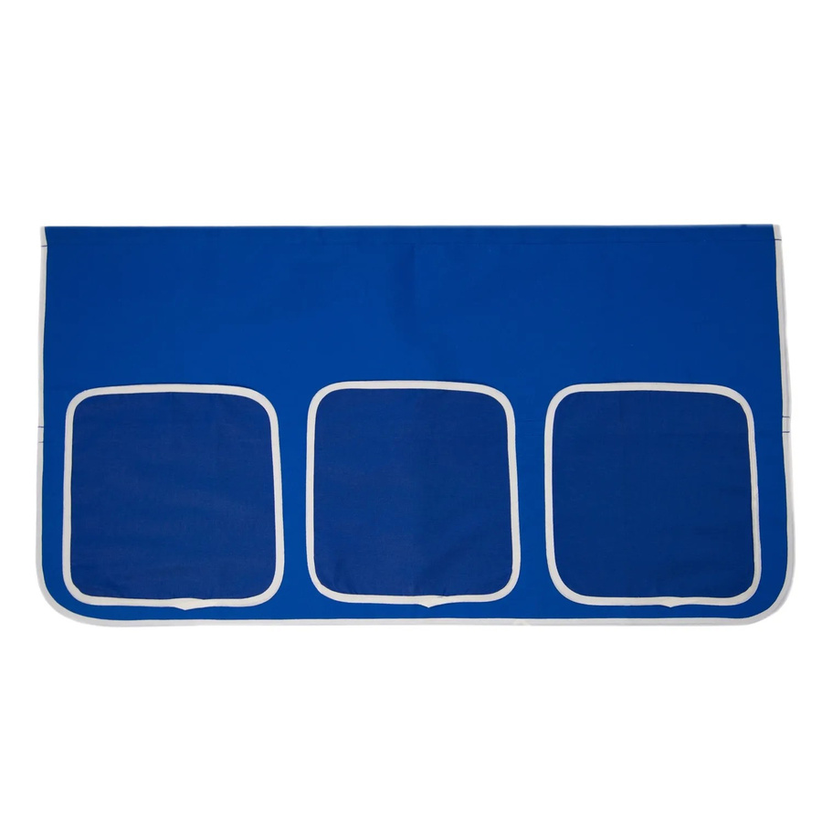 Homestyle4u Bett Tasche Stofftasche für Hochbetten in Blau - Bild 2