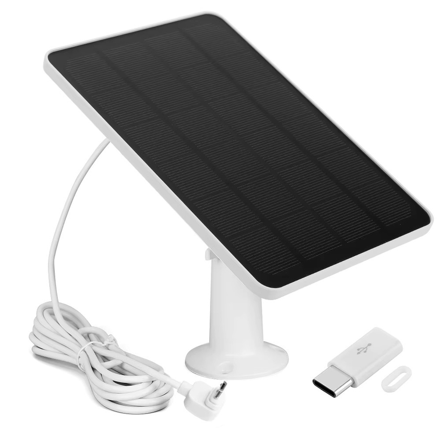 Arlo Solarpanel IP65 Wasserdicht mit 360 Grad verstellbarer Wandhalterung für Arlo Essential Spotlight und XL Spotlight Kameras (4W/6W) - Bild 5