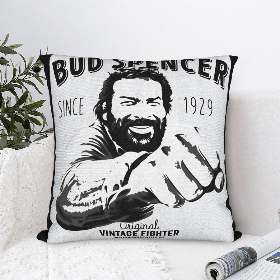 SAZ Kissenbezug Bud Spencer Grafik Design aus Polyester, quadratisch, Breite: 45,72 cm, Höhe: 45,72 cm, Tiefe: 45,72 cm - Bild 3