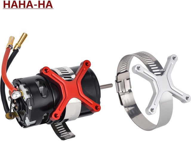 MALOM RC Kühlventilator mit verstellbarer Halterung und Klemme, Rot - Bild 1