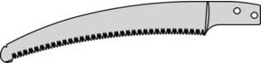 FELCO 640/3 Ersatz-Sägeblatt aus Chromstahl in Silber - Bild 1