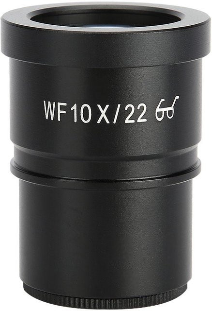 Kkmoon WF10X 22mm Weitwinkel Okular Stereo Mikroskop Okularlinse Schwarz - Bild 1