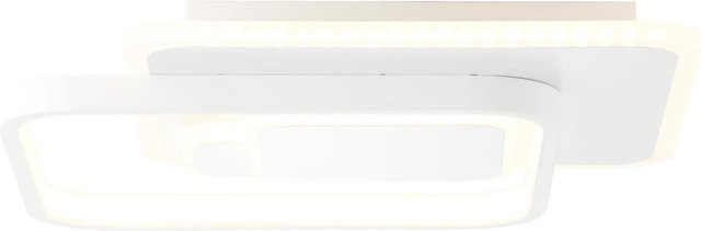 Brilliant Geron LED-Wand- und Deckenleuchte in Weiß, quadratisch, 31 x 31 x 6 cm, 24W, 3138lm, 3000K - Bild 2
