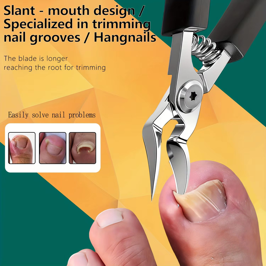 KHTO Nagelknipser mit gezahnter Klinge, Unisex - Bild 2