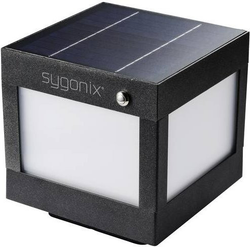 Sygonix SY-5593808 Solar-Außenwandleuchte mit SMD LED in Schwarz - Bild 1