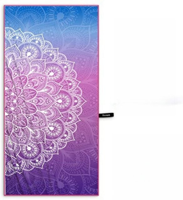 OCOOPA Strandtuch aus Mikrofaser, sandfrei und schnelltrocknend, Multicolor, B/H: 140 x 180 cm - Bild 1