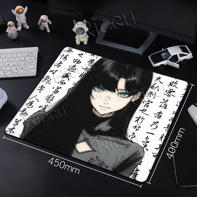Riccu Anime-Mädchen Mauspad in Multicolour für E-Sport und Gaming - Bild 1