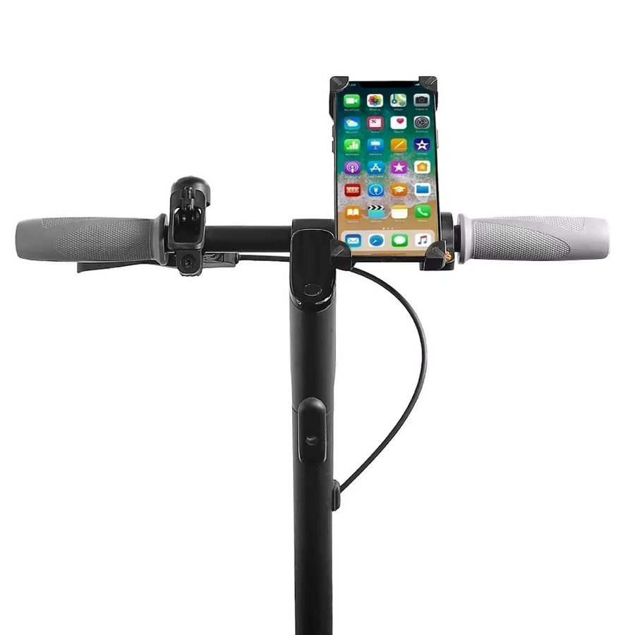 Universelle 360° Rotations-Telefonhalterung für Xiaomi Mi Scooter M365 Mi4 Pro 4 Lite 4 Ultra Mi5 6 Ultra und Ninebot G30 G2 G3 F3 in Schwarz - Bild 2