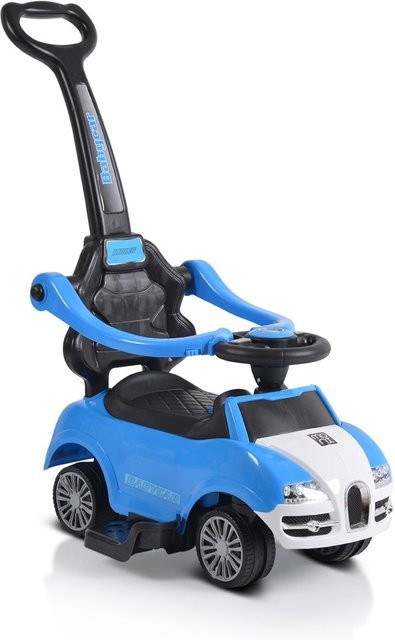 Moni 2 in 1 Rider 308 Rutschauto blau mit Schiebestange ab 2 Jahren - Bild 1