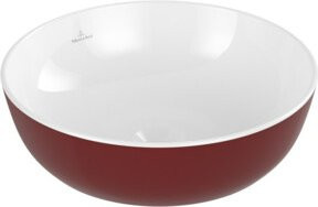 Villeroy & Boch Aufsatzwaschtisch Artis in Bordeaux, rund, Durchmesser: 43 cm, ohne Überlauf - Bild 1