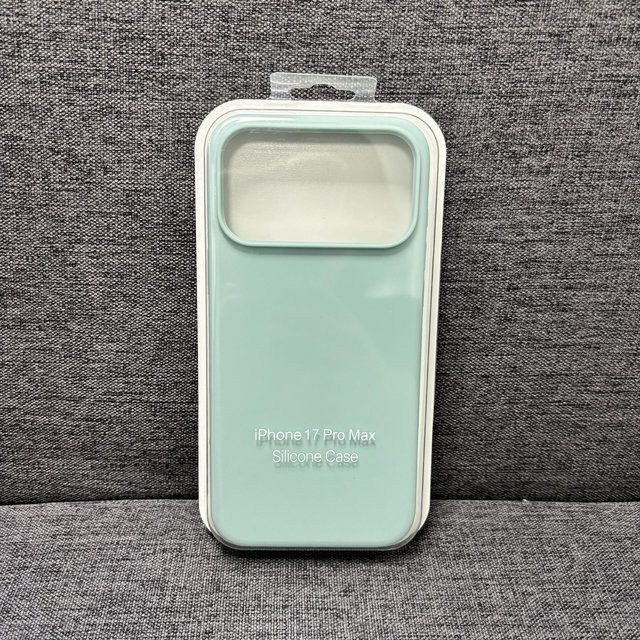 KH Silikon Schutzhülle für iPhone 17 Pro, 17 Air, 17 Pro Max, 16, 15, 14, 13, 12 Pro Max in Grün - Bild 1
