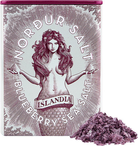 Nordur Meersalzflocken Blueberry 100 g - Bild 1