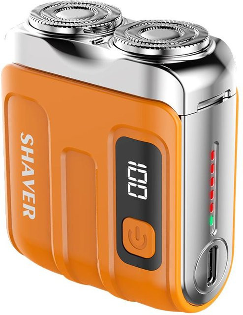 Binchi Health Technology Elektrischer Mini Rasierer, orange, Herren - Bild 1