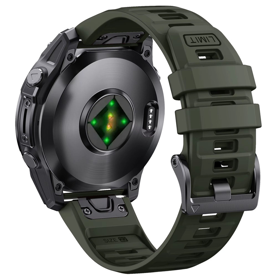 NUOTUO Uhrenarmband Silikon, QuickFit 22 mm 26 mm - Bild 1