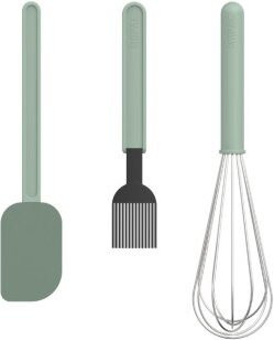 Mepal Chef It Backset 3-teilig aus Silikon und Edelstahl in Nordic Sage - Bild 1