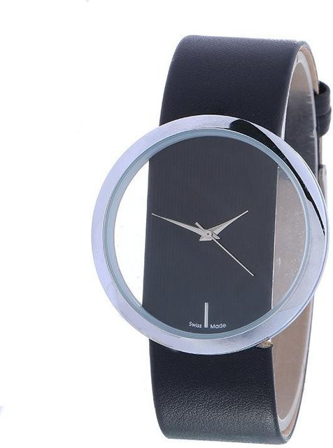 Armbanduhr Damen, Quarz, Diamant, Messing, Schwarz, Silber - Bild 1