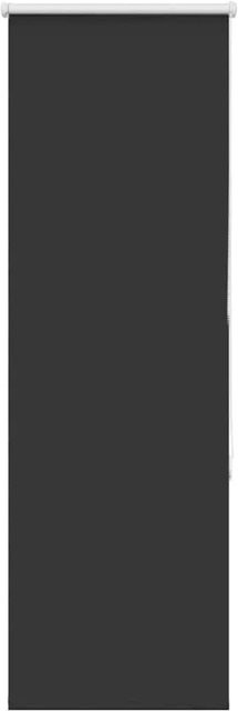 vidaXL Verdunkelungsrollo Schwarz aus Polyester, B: 45 cm, H: 175 cm - Bild 1