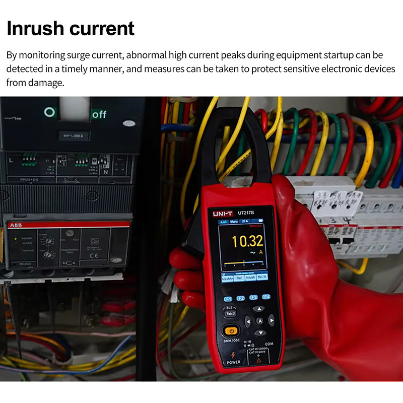 UNI-T UT217A UT217B Digitalzangenmessgerät mit Oszilloskop-Funktion, AC/DC Stromzange und Bluetooth-Funktion - Bild 6
