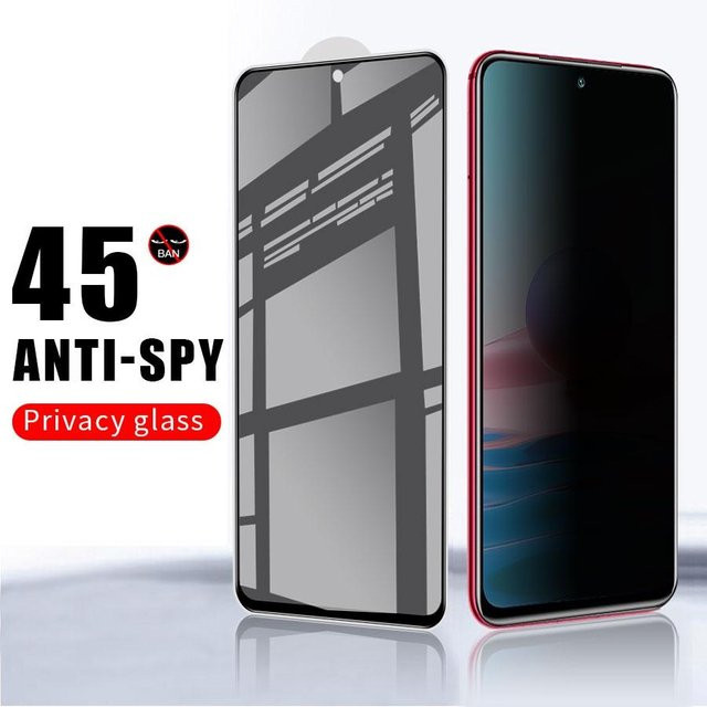 Xiaomi Displayschutz aus gehärtetem Glas mit Sichtschutz für Redmi Note 15 Pro 5G, Poco X6 X5 X3 und diverse weitere Modelle, transparent - Bild 1