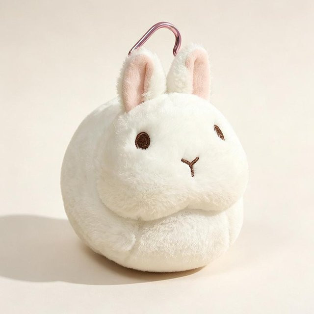 Yiran toy Kleines Kaninchen Plüschtier, Hase, 15cm, Weiß - Bild 1
