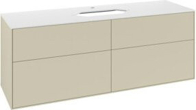Villeroy & Boch Finion Waschtischunterschrank in Weiß, Wandmontage, mit Schubladen, Breite: 160 cm, Tiefe: 60,3 cm - Bild 1