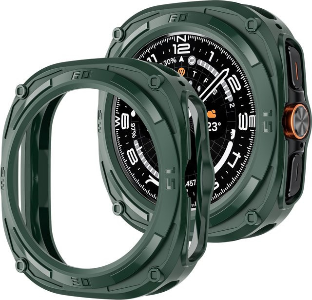 RMUTANE Uhrenzubehör Schutzhülle für Samsung Galaxy Watch 7 Ultra 47mm, Kunststoff, Schwarz, Unisex - Bild 1