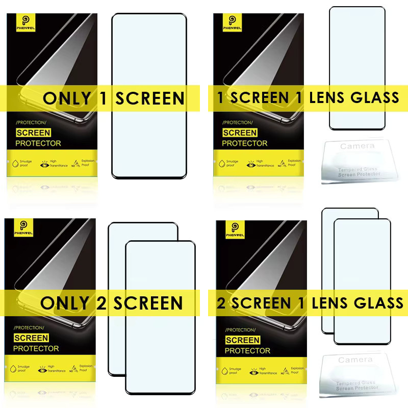 Oleophobes Schutzglas für NOTHING PHONE 3A, blendfreier Displayschutz aus gehärtetem Glas, transparent - Bild 2