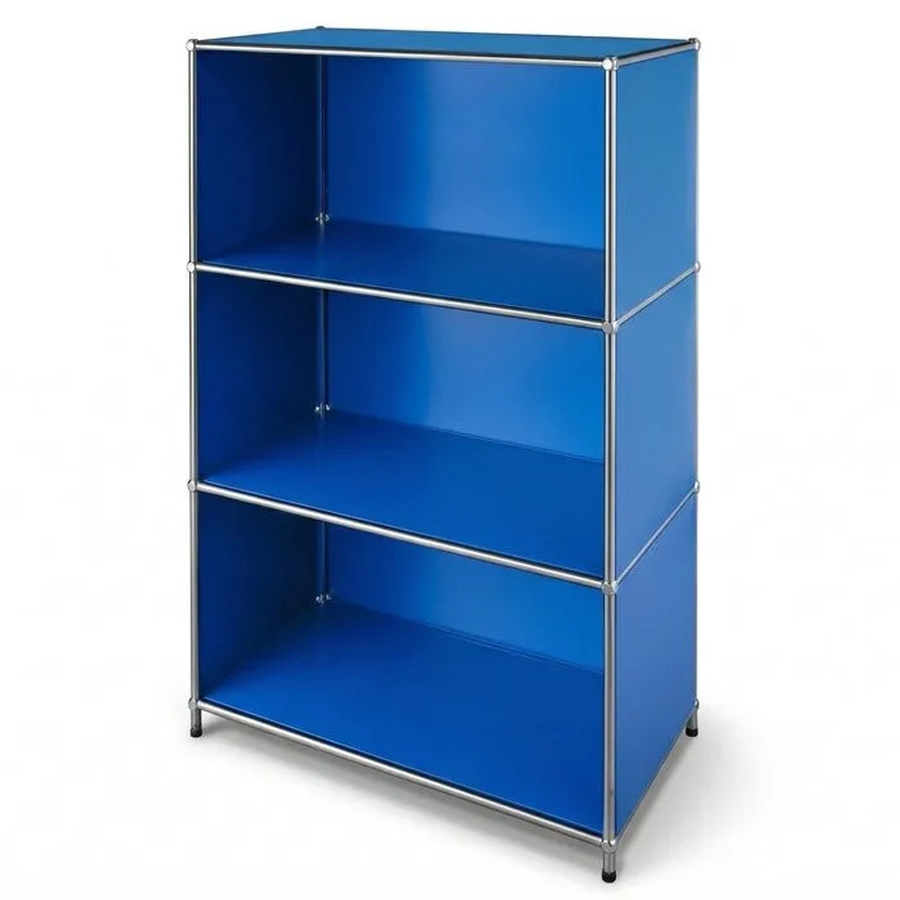 Floordirekt Metallregal Concept Epure MK-101 Bücherregal Blau, B/T/H: 75 x 40 x 120 cm - Bild 2