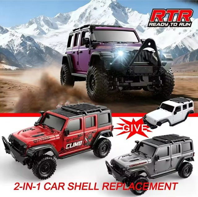 HB Toys RC Crawler Offroad-Pickup-Truck, 1:43, ferngesteuert, ab 14 Jahren - Bild 1