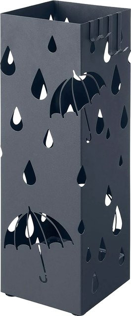 Songmics Schirmständer Patsy aus Metall in Grau mit modernem Cutout-Design und mattem Finish, Höhe: 155,0 cm - Bild 1