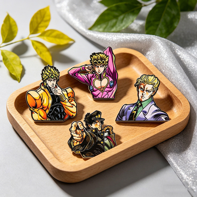 Bandai Pin-Set, 4-teilig, Manga-Emaille, Anstecknadeln - Bild 1
