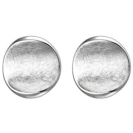 Colfem Ohrstecker 925 Silber, eismatt, Unisex - Bild 1