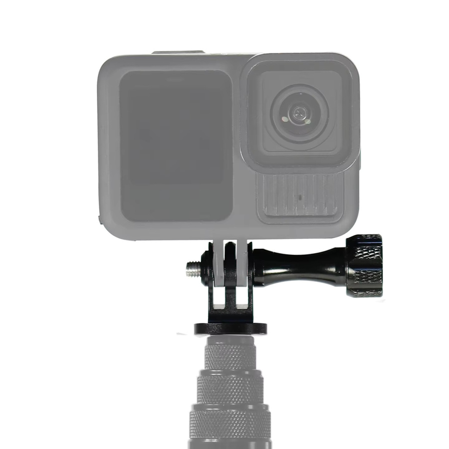 FEICHAO Unsichtbare Selfie-Stick-Drohne für Insta360 X4 X5 GoPro Max und DJI OSMO 360 Kameras, ausziehbares Kohlefaser-Einbeinstativ, Schwarz, Länge: 3 m - Bild 3
